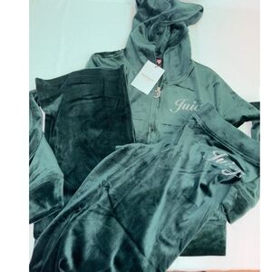 Juicy Couture Emerald Velour Pants